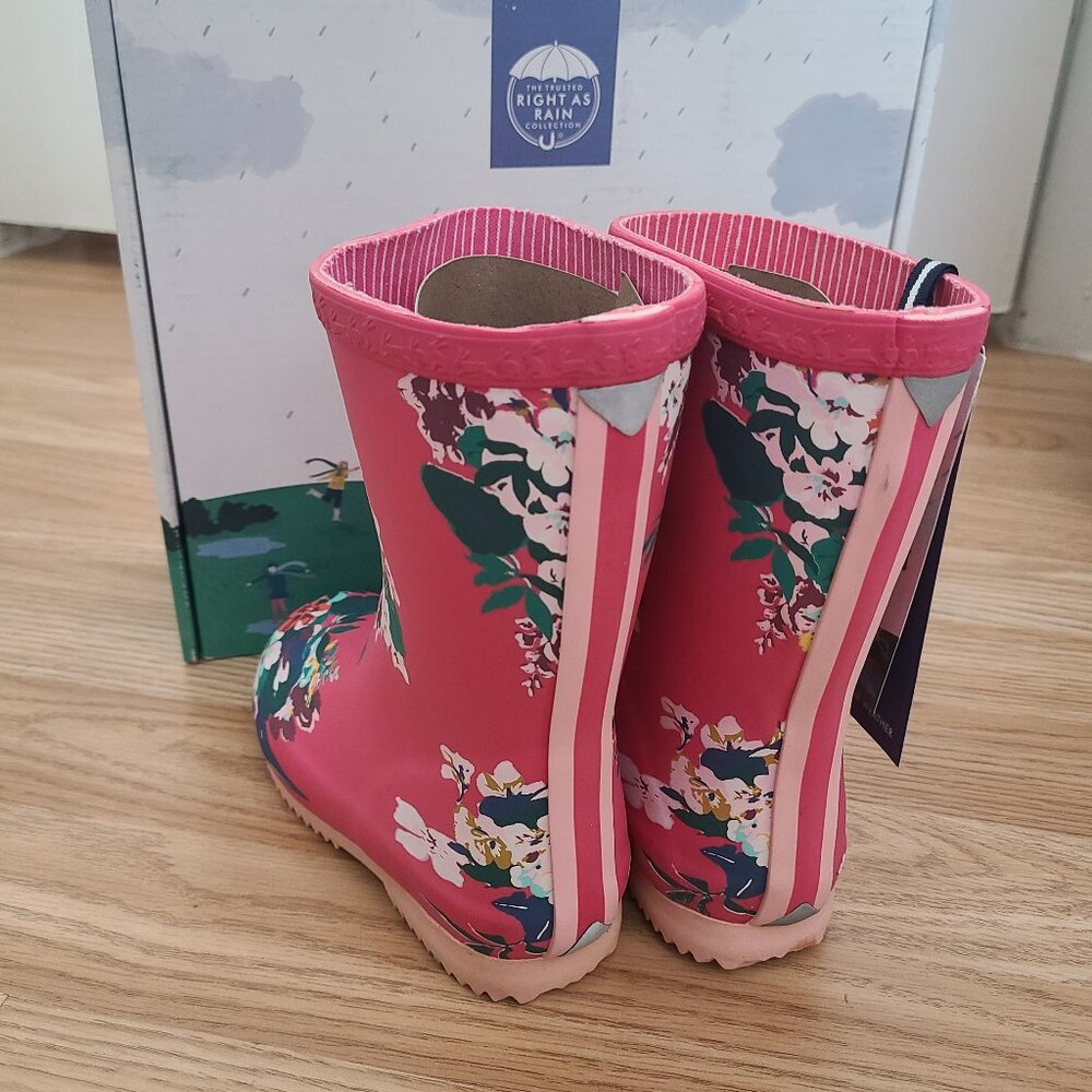 Joules Roll Up Girls Boots - Picture 2 of 2